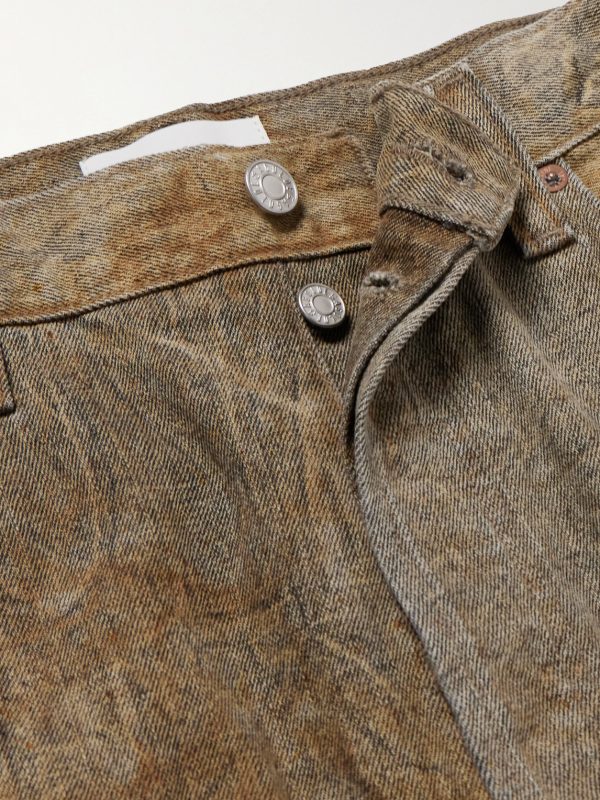 Afton Stone-Washed Straight-Leg Jeans - E1