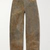 Afton Stone-Washed Straight-Leg Jeans