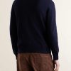 Wool and Cotton-Blend Sweater - BK Wool and Cotton-Blend Sweater - BK