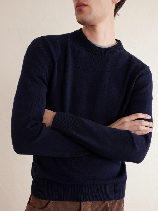 Wool and Cotton-Blend Sweater - CU Wool and Cotton-Blend Sweater - CU