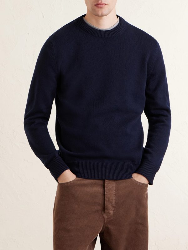 Wool and Cotton-Blend Sweater - FR Wool and Cotton-Blend Sweater - FR