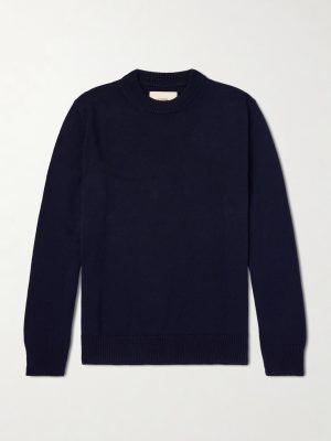 Wool and Cotton-Blend Sweater
