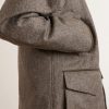 Leather-Trimmed Wool Tweed Field Jacket - CU Leather-Trimmed Wool Tweed Field Jacket - CU