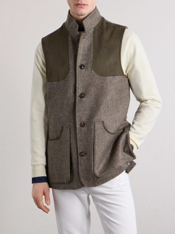 Wool-Tweed Gilet - FR