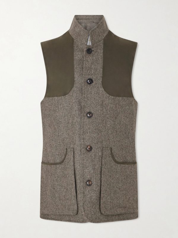 Wool-Tweed Gilet