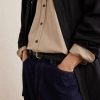 Cutaway-Collar Wool and Cashmere-Blend Shirt - CU Cutaway-Collar Wool and Cashmere-Blend Shirt - CU