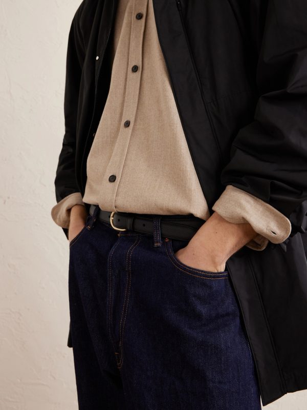 Cutaway-Collar Wool and Cashmere-Blend Shirt - CU Cutaway-Collar Wool and Cashmere-Blend Shirt - CU