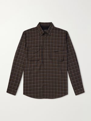 Checked Wool Shirt Checked Wool Shirt
