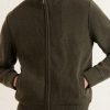 Orkney Ribbed-Knit Wool Zip-Up Cardigan - CU