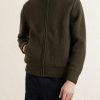 Orkney Ribbed-Knit Wool Zip-Up Cardigan - FR