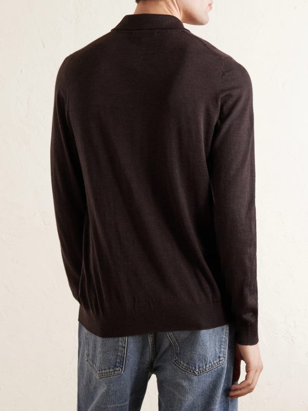 Wool Polo Shirt - BK Wool Polo Shirt - BK