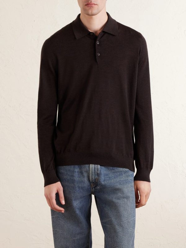 Wool Polo Shirt - FR Wool Polo Shirt - FR