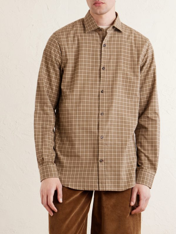 Checked Cotton Shirt - FR Checked Cotton Shirt - FR