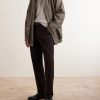 Straight-Leg Stretch Cotton-Twill Trousers - OU Straight-Leg Stretch Cotton-Twill Trousers - OU