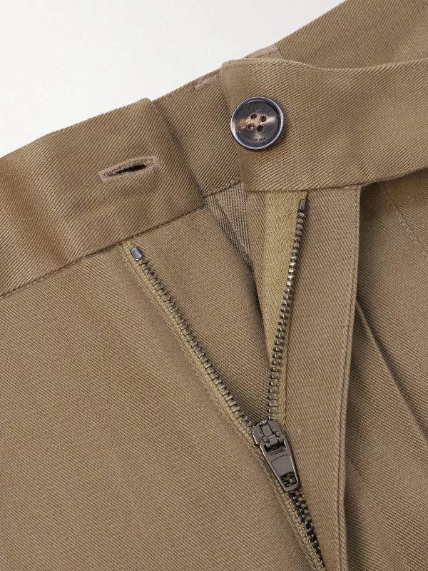 Straight-Leg Stretch-Lyocell Twill Chinos - E1 Straight-Leg Stretch-Lyocell Twill Chinos - E1