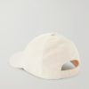 Logo-Embroidered Cotton-Corduroy Baseball Cap - BK