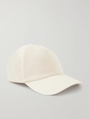 Logo-Embroidered Cotton-Corduroy Baseball Cap