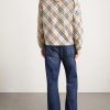 Hooded Checked Shell Jacket - BK Hooded Checked Shell Jacket - BK