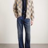 Hooded Checked Shell Jacket - OU Hooded Checked Shell Jacket - OU