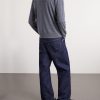 Checked Wool Half-Zip Sweater - BK Checked Wool Half-Zip Sweater - BK