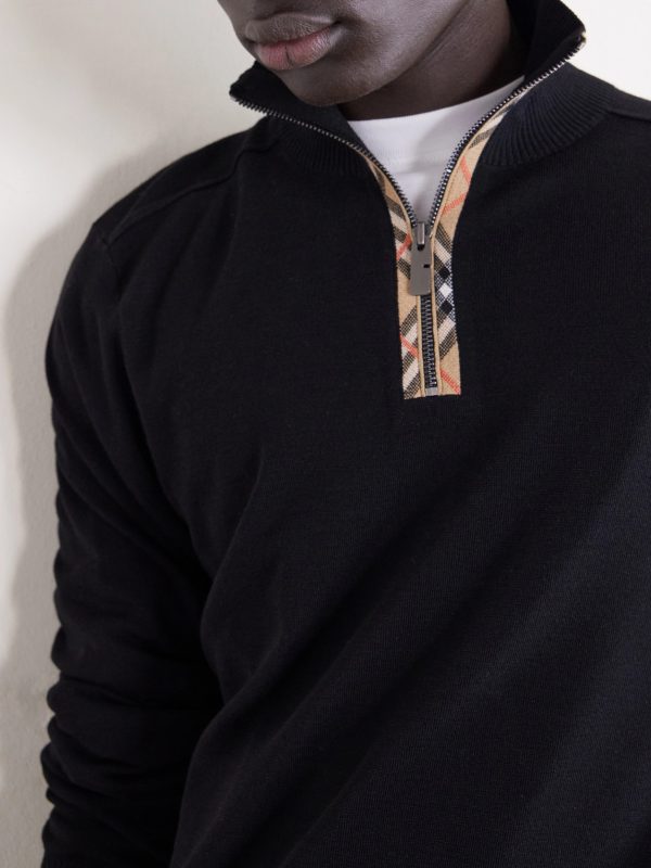 Wool Half-Zip Sweater - CU Wool Half-Zip Sweater - CU