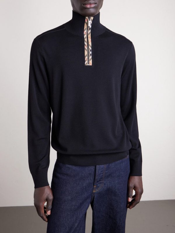 Wool Half-Zip Sweater - FR Wool Half-Zip Sweater - FR
