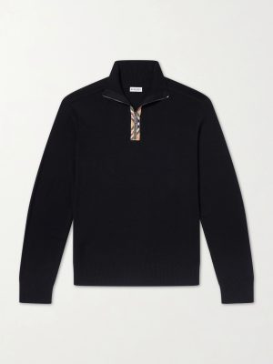 Wool Half-Zip Sweater Wool Half-Zip Sweater