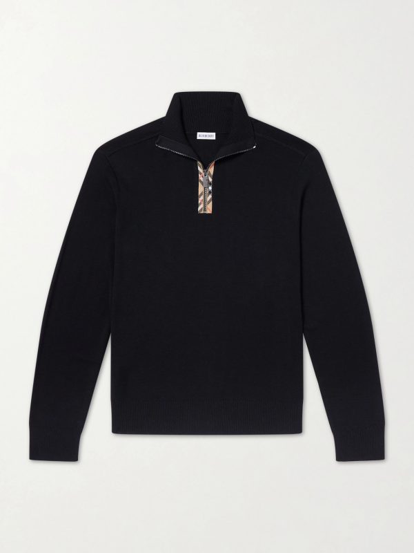 Wool Half-Zip Sweater Wool Half-Zip Sweater