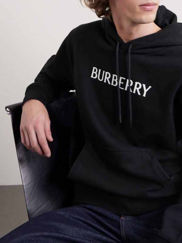 Logo-Print Cotton-Jersey Hoodie - CU Logo-Print Cotton-Jersey Hoodie - CU