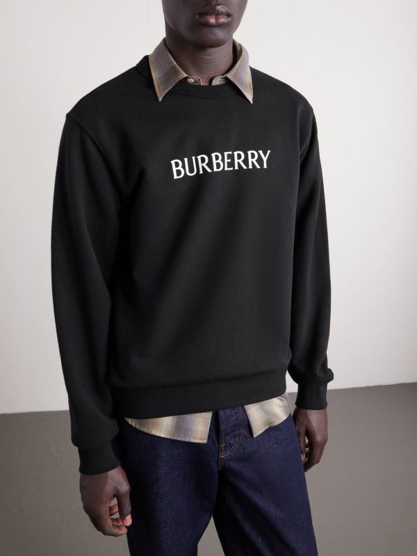 Logo-Print Cotton-Jersey Sweatshirt - FR Logo-Print Cotton-Jersey Sweatshirt - FR