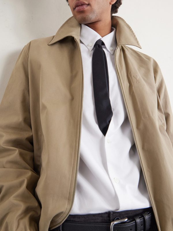 Slim-Fit Button-Down Collar Cotton Shirt - CU