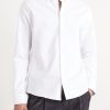 Slim-Fit Button-Down Collar Cotton Shirt - FR