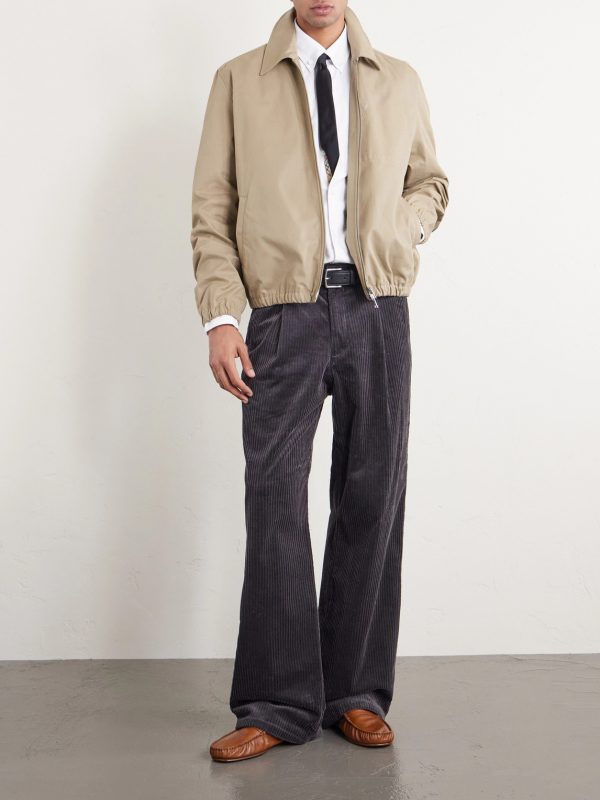 Slim-Fit Button-Down Collar Cotton Shirt - OU