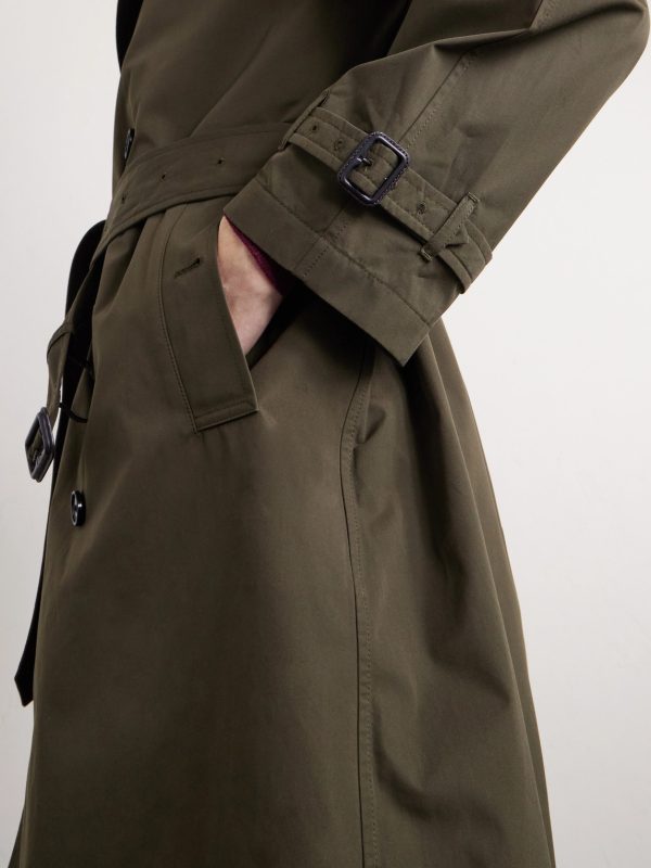 Cotton-Gabardine Trench Coat - E1 Cotton-Gabardine Trench Coat - E1
