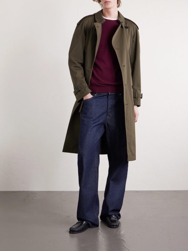 Cotton-Gabardine Trench Coat - OU Cotton-Gabardine Trench Coat - OU