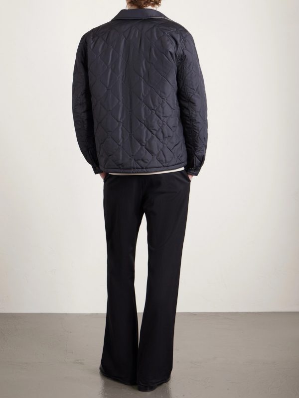 Reversible Padded Quilted Shell Jacket - BK Reversible Padded Quilted Shell Jacket - BK