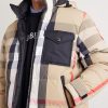 Reversible Quilted Checked Shell Hooded Down Jacket - CU Reversible Quilted Checked Shell Hooded Down Jacket - CU