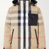 Reversible Quilted Checked Shell Hooded Down Jacket Reversible Quilted Checked Shell Hooded Down Jacket