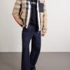 Reversible Quilted Checked Shell Hooded Down Jacket - OU Reversible Quilted Checked Shell Hooded Down Jacket - OU