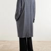 Prince of Wales Checked Virgin Wool Car Coat - BK Prince of Wales Checked Virgin Wool Car Coat - BK