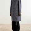 Prince of Wales Checked Virgin Wool Car Coat - FR Prince of Wales Checked Virgin Wool Car Coat - FR