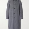 Prince of Wales Checked Virgin Wool Car Coat Prince of Wales Checked Virgin Wool Car Coat
