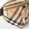 Logo-Appliquéd Checked Twill Belt Bag - CU Logo-Appliquéd Checked Twill Belt Bag - CU