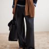 Checked Virgin Wool-Blend Slippers - OU