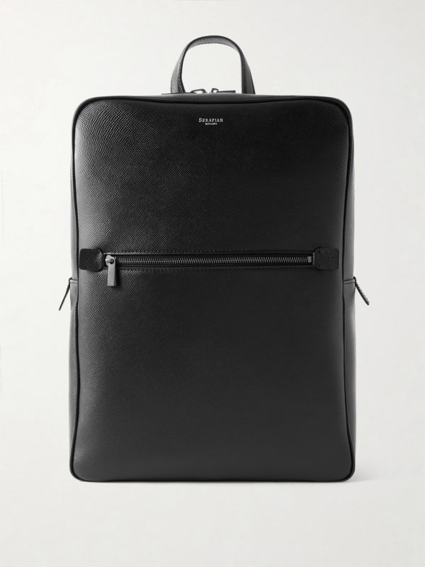 Evoluzione Cross-Grain Leather Backpack Evoluzione Cross-Grain Leather Backpack