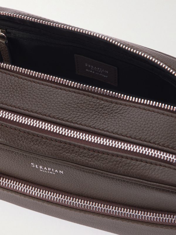 Full-Grain Leather Wash Bag - E1 Full-Grain Leather Wash Bag - E1