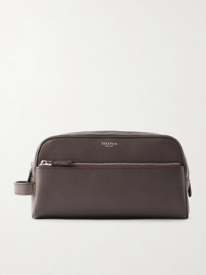 Full-Grain Leather Wash Bag Full-Grain Leather Wash Bag