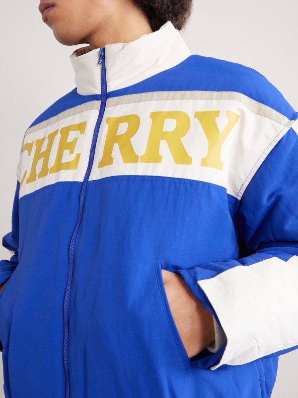 + Wrangler Logo-Print Shell Bomber Jacket - CU
