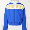 + Wrangler Logo-Print Shell Bomber Jacket