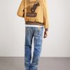 + Wrangler Logo-Appliquéd Embroidered Suede Jacket - BK